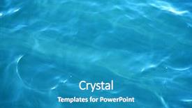  Presentation with sea water - Cool new slides with sea water surface backdrop and a teal colored foreground