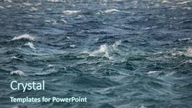  Presentation with waves - Audience pleasing slides consisting of sea waves backdrop and a ocean colored foreground