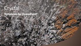  Presentation with rocks - Presentation theme featuring seabirds-colony-on-basalt-rocks background and a gray colored foreground