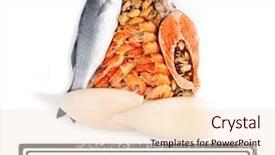  Presentation with shellfish - Amazing slides having seafood and shellfish free sign backdrop and a lemonade colored foreground