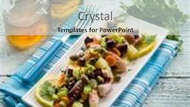  Presentation with seafood - 