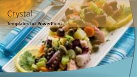  Presentation with seafood - 