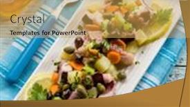  Presentation with seafood - 