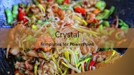  Presentation with seafoods - Presentation theme having seafoods - shrimps sea scallops squids and salmon garnished with fresh raw salad leaf background and a gold colored foreground