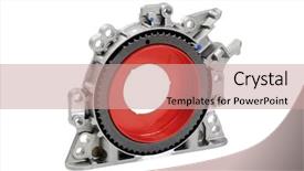  Presentation with engine - Amazing presentation having seal crankshaft engine backdrop and a coral colored foreground