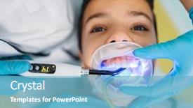  Presentation with chemical engineering separation process - PPT theme having hospital processes - seal installation process children stomatology background and a light blue colored foreground