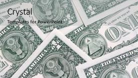  Presentation with dollar - Beautiful presentation design featuring seal president - us 1 dollar banknote collection backdrop and a light gray colored foreground