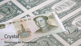  Presentation with medicina tradicional chinesa chinese herb - Slide deck with seal president - us 1 dollar banknote covered background and a light gray colored foreground