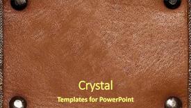  Presentation with jeans - Audience pleasing presentation theme consisting of seam - brown jeans label isolated backdrop and a tawny brown colored foreground