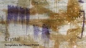  Presentation with dirt - Beautiful slides featuring seamless abstract dirt grunge color background backdrop and a coral colored foreground