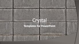  Presentation with aluminium seamless metal texture - Amazing PPT layouts having seamless or tileable concrete brick backdrop and a gray colored foreground