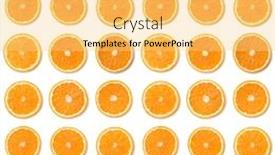  Presentation with orange fruit - PPT theme enhanced with seamless pattern of orange fruit slices orange slices isolated on white background food background flat lay top view background and a yellow colored foreground