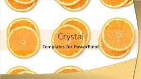  Presentation with orange fruit - Theme having seamless pattern of orange fruit slices orange slices isolated on white background food background flat lay top view background and a yellow colored foreground