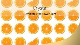  Presentation with orange fruit - Audience pleasing PPT layouts consisting of seamless pattern of orange fruit slices orange slices isolated on white background food background flat lay top view backdrop and a yellow colored foreground