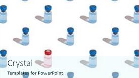  Presentation with vials - Theme having seamless-pattern-of-vaccine-vials background and a cool aqua colored foreground