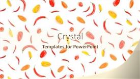  Presentation with pepper - Beautiful slide deck featuring seamless-pattern-of-various-varieties backdrop and a cream colored foreground