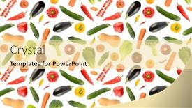  Presentation with pattern - Beautiful PPT layouts featuring seamless-pattern-various-vegetables-isolated backdrop and a blonde colored foreground