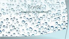  Presentation with water drop - Presentation design having seamless-patterns-with-water-drop background and a sky blue colored foreground