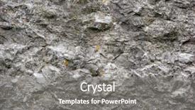  Presentation with rock - Cool new PPT theme with seamless rock texture background closeup backdrop and a gray colored foreground