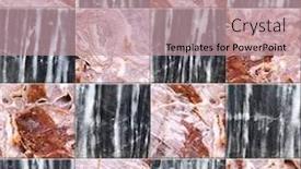  Presentation with tiles - Cool new PPT layouts with seamless-texture-of-marble-tiles backdrop and a coral colored foreground
