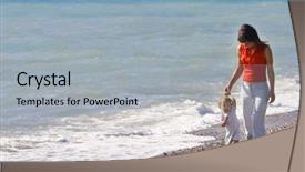  Presentation with indian mother son - Audience pleasing presentation consisting of sean - mother and son walking backdrop and a  colored foreground