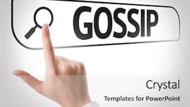  Presentation with search - Slide deck consisting of search bar on virtual background and a light gray colored foreground