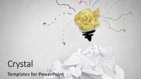  Presentation with great idea - Theme with search for great idea mixed background and a light gray colored foreground