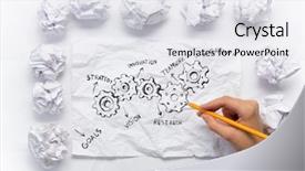  Presentation with idea of earth creation mixed - Amazing presentation design having search of good idea mixed backdrop and a white colored foreground