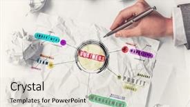  Presentation with search - Audience pleasing slide set consisting of search of good idea mixed backdrop and a  colored foreground