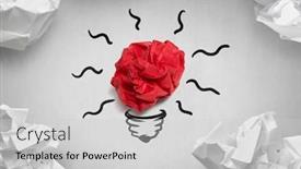  Presentation with search - Amazing PPT theme having search of good idea backdrop and a light gray colored foreground