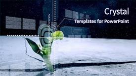  Presentation with moon - Cool new presentation design with search rescue - is there life on moon backdrop and a  colored foreground