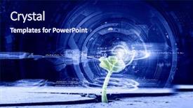  Presentation with moon - Cool new presentation theme with search rescue - is there life on moon backdrop and a  colored foreground