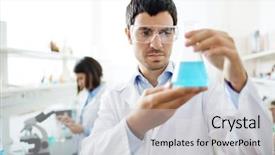  Presentation with search button searching information online - Presentation theme featuring searching for antidote background and a light gray colored foreground