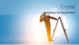  Presentation with solutions business - Amazing slides having searching-for-new-business-solutions backdrop and a light blue colored foreground