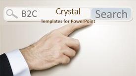  Presentation with b2c - Presentation theme enhanced with searching the web after b2c background and a sky blue colored foreground
