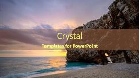  Presentation with sun rising over north america - Slide set having seascape-at-sunrise-the-sun and a tawny brown colored foreground