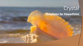  Presentation with divine - Presentation with seascape divine idyllic image background and a gray colored foreground