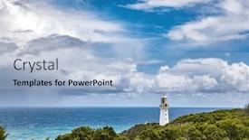  Presentation with australia - Slide deck consisting of seascape-with-cape-otway-lighthouse background and a  colored foreground