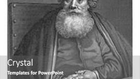  Presentation with beard - Amazing PPT layouts having seated-man-rabbi-with-beard backdrop and a gray colored foreground