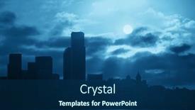  Presentation with seattle - Slide deck with seattle-city-skyline-sunrise-view background and a ocean colored foreground