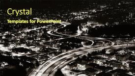  Presentation with seattle - Presentation theme enhanced with seattle-rooftop-panorama-view background and a wine colored foreground