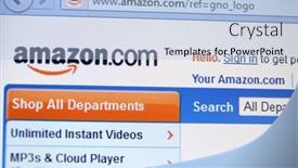  Presentation with customers - Colorful slide set enhanced with seattle-wa-dec-11-amazon backdrop and a light blue colored foreground