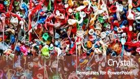  Presentation with seattle - Audience pleasing theme consisting of seattle washington famous gum wall backdrop and a tawny brown colored foreground