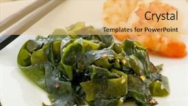  Presentation with biology seaweed - Amazing presentation having seaweed with prawns backdrop and a  colored foreground