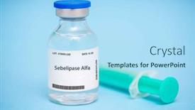  Presentation with enzyme - Theme enhanced with sebelipase-alfa-enzyme-replacement-therapy background and a light blue colored foreground
