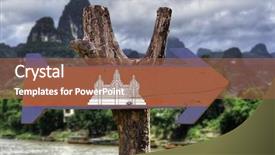 Presentation with cambodia - Presentation theme with sebi - cambodia wooden sign background and a  colored foreground