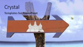  Presentation with cambodia - PPT theme consisting of sebi - cambodia wooden sign background and a  colored foreground