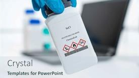  Presentation with substance - Presentation consisting of secl-selenium-i-chloride-cas background and a lemonade colored foreground