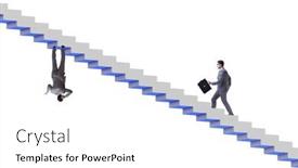  Presentation with career - Presentation theme featuring second-career-concept-with-two background and a white colored foreground