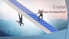  Presentation with career - Presentation theme featuring second-career-concept-with-two background and a lemonade colored foreground